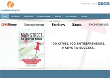 Tablet Screenshot of mynewenterprise.com